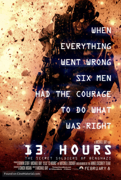 13 Hours: The Secret Soldiers of Benghazi - Thai Movie Poster