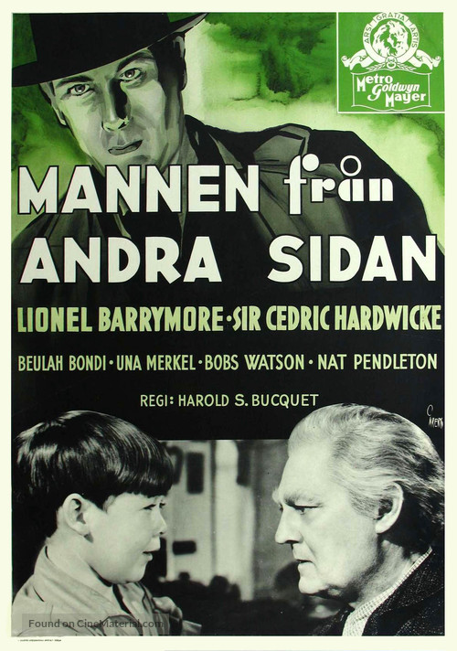 On Borrowed Time - Swedish Movie Poster