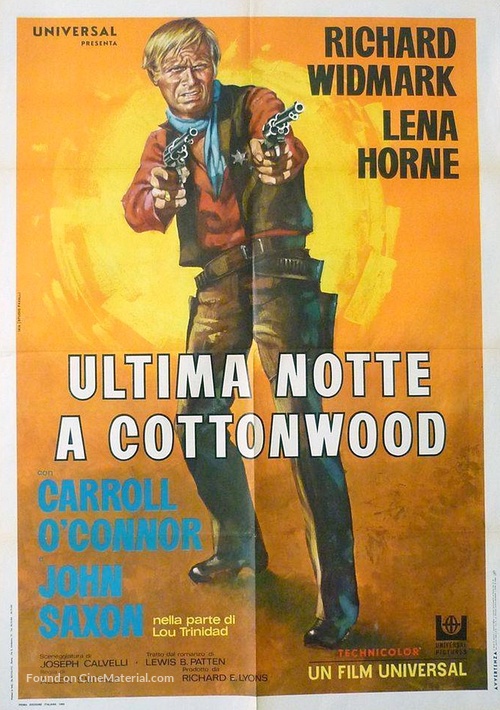 Death of a Gunfighter - Italian Movie Poster