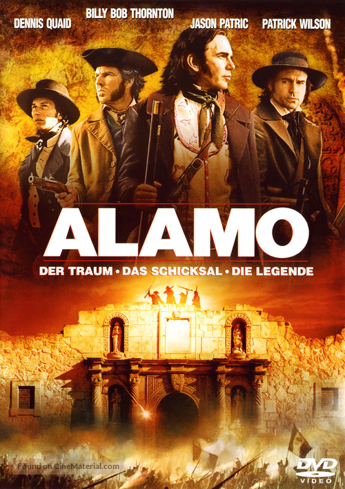The Alamo - German DVD movie cover