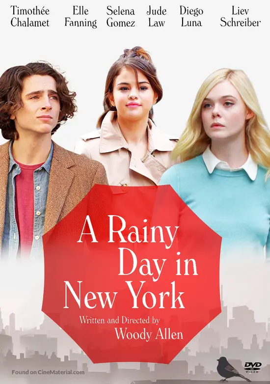 A Rainy Day in New York (2019) dvd movie cover