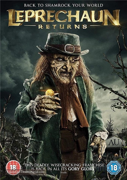 Leprechaun Returns - British Blu-Ray movie cover