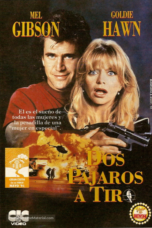 Bird on a Wire - Argentinian VHS movie cover