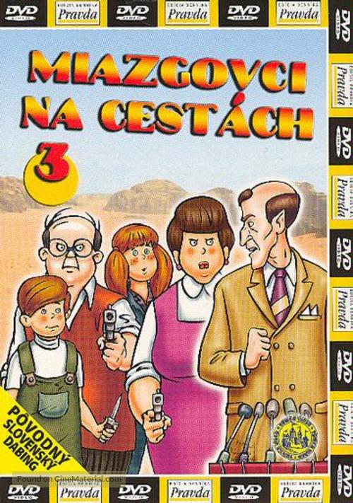 &quot;Vak&aacute;ci&oacute;n a M&eacute;zga-csal&aacute;d&quot; - Slovak DVD movie cover