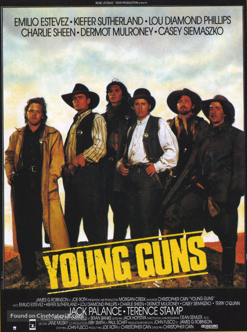 Young Guns 19 French Movie Poster