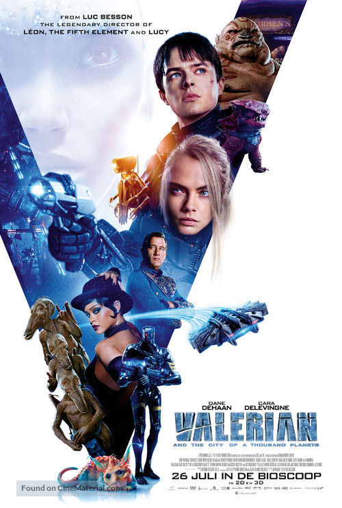 Valerian and the City of a Thousand Planets - Dutch Movie Poster