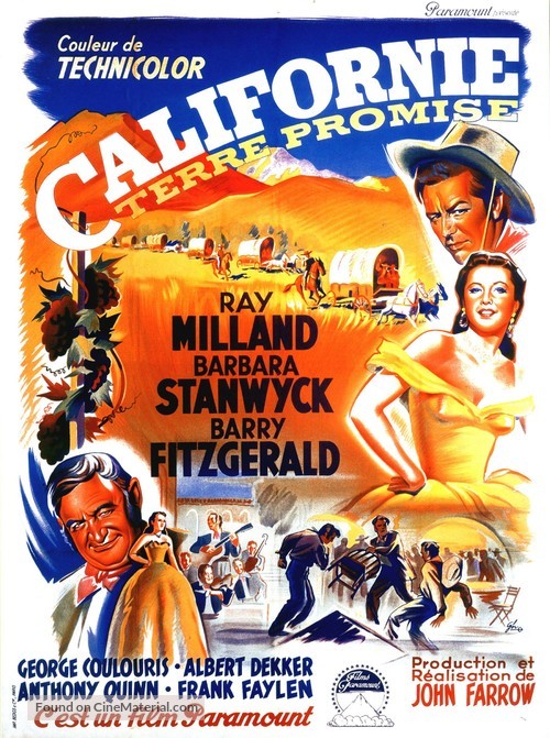 California - French Movie Poster