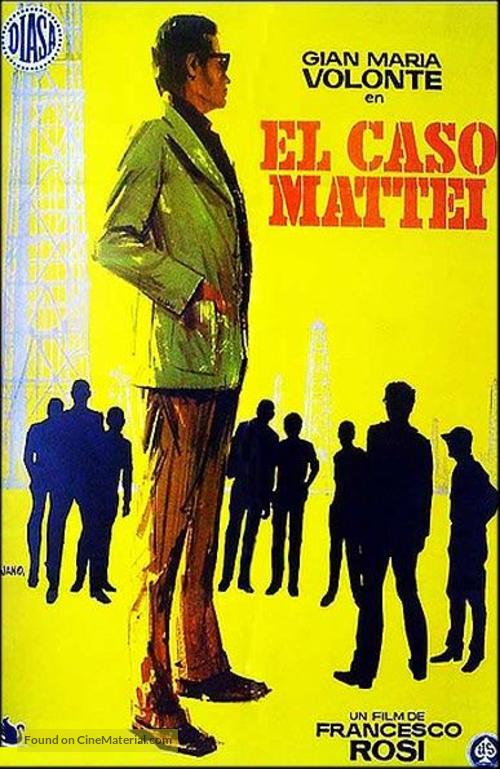 Caso Mattei, Il - Spanish Movie Poster