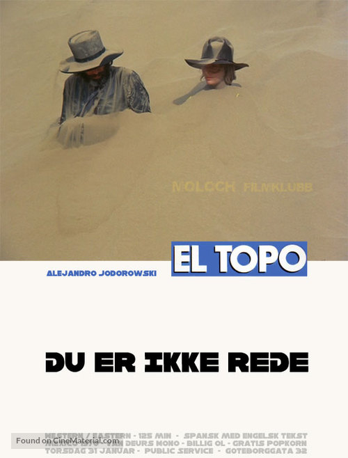 El topo - German DVD movie cover