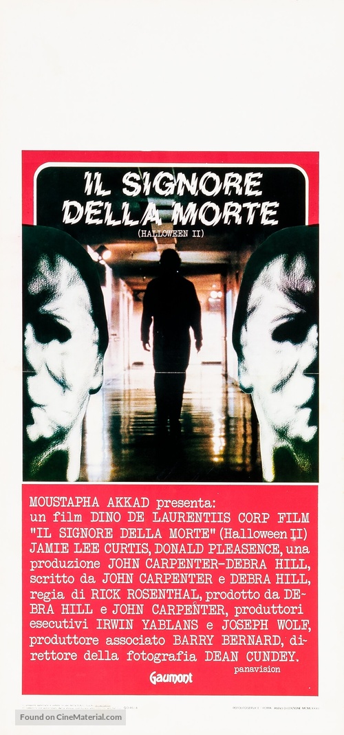 Halloween II - Italian Movie Poster