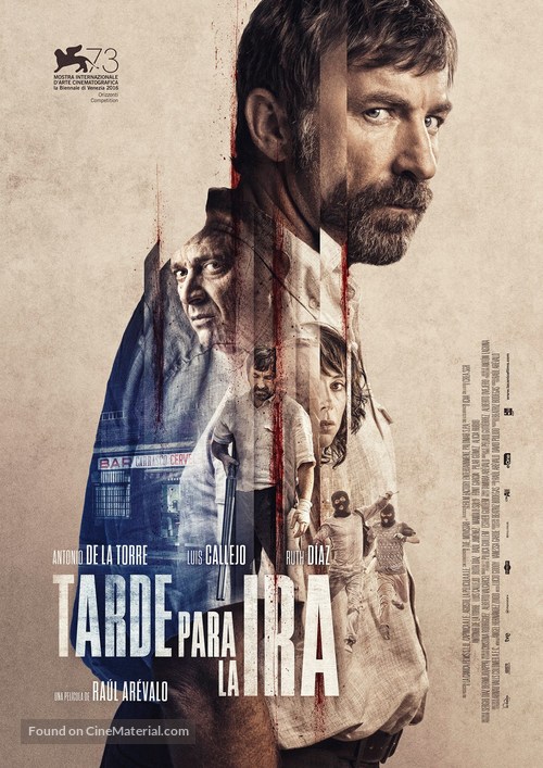 Tarde para la ira - Spanish Movie Poster