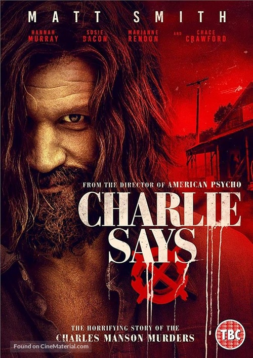 Charlie Says - British Blu-Ray movie cover