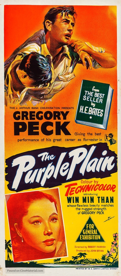 The Purple Plain - Australian Movie Poster