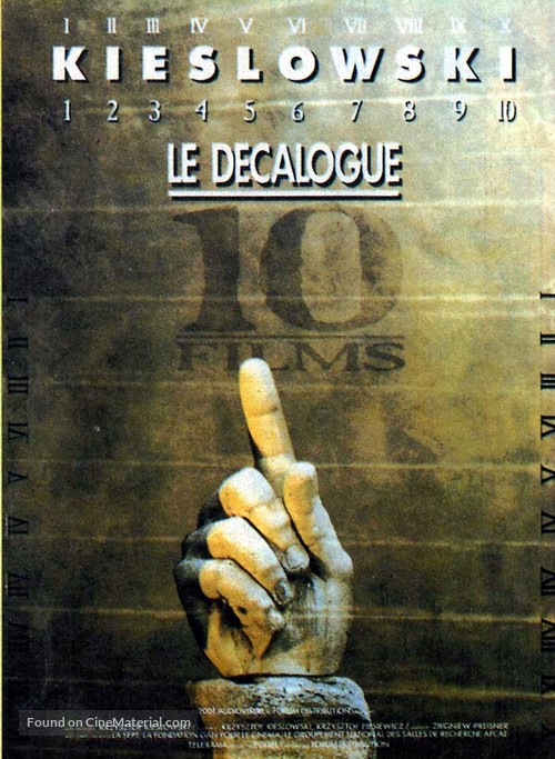 &quot;Dekalog&quot; - French Movie Poster