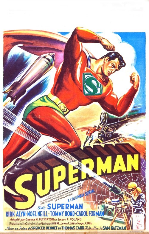 Superman - Belgian Movie Poster