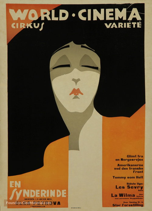 The Scarlet Woman - Danish Movie Poster