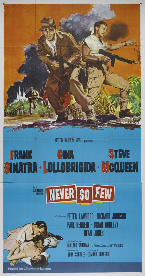 Never So Few - Theatrical movie poster