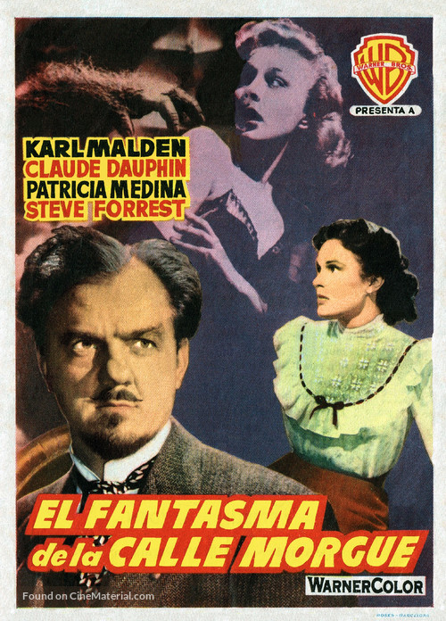Phantom of the Rue Morgue - Spanish Movie Poster