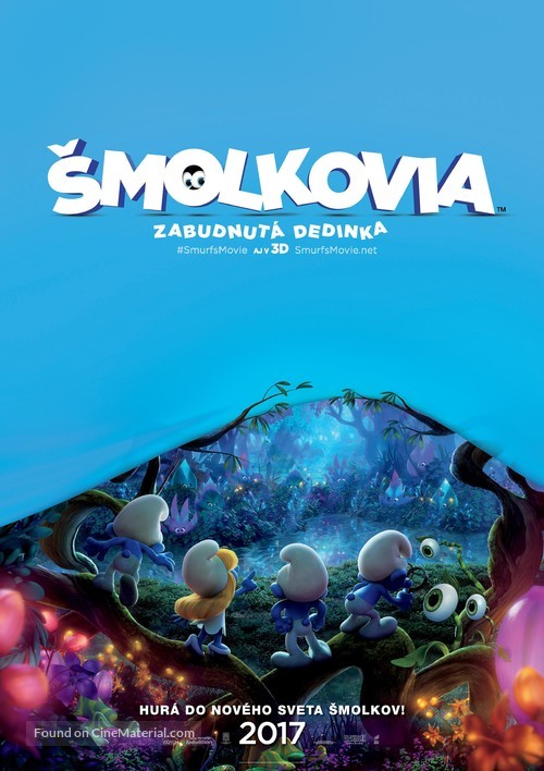 Smurfs: The Lost Village - Slovak Movie Poster