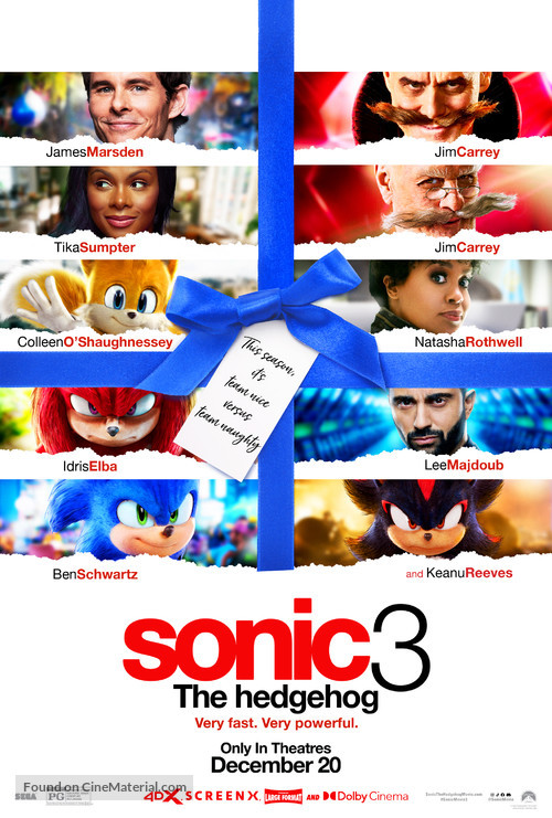 Sonic the Hedgehog 3 - Movie Poster