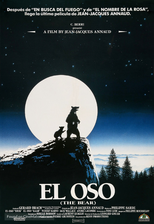 L&#039;ours - Spanish Movie Poster