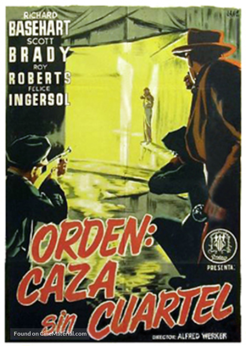 He Walked by Night - Spanish Movie Poster