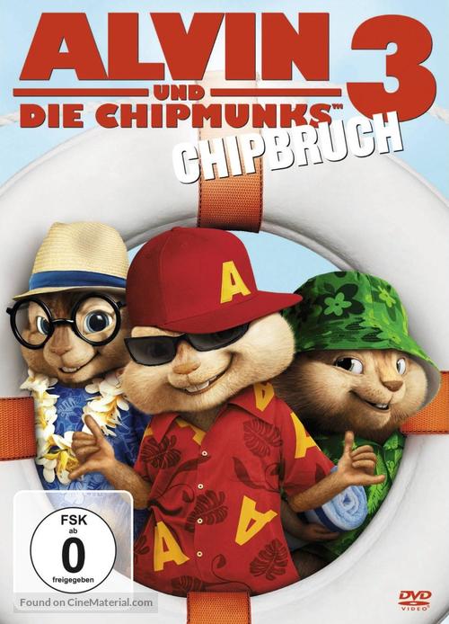 Alvin and the Chipmunks: Chipwrecked - German DVD movie cover