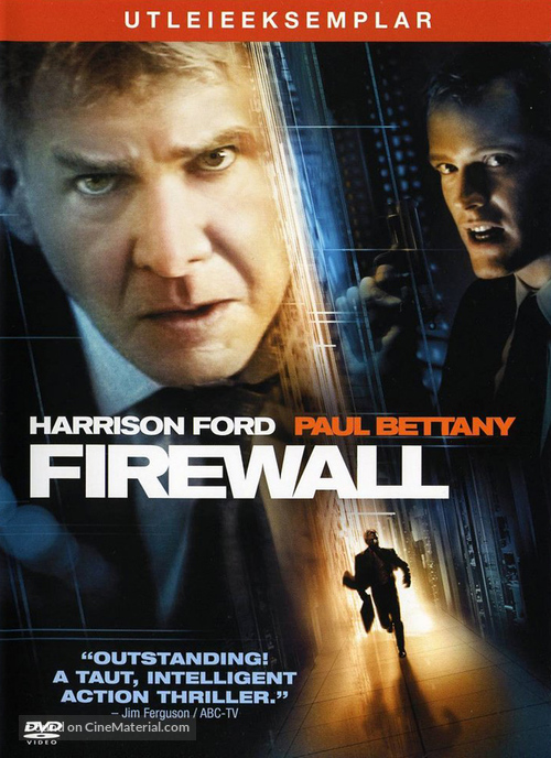 Firewall - Norwegian DVD movie cover