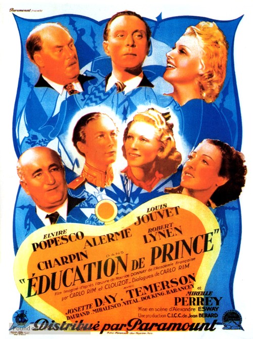 &Eacute;ducation de prince - French Movie Poster