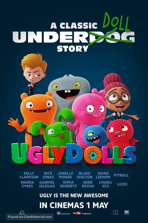 UglyDolls - Malaysian Movie Poster