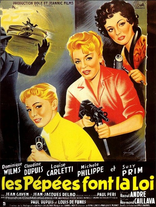 Les p&eacute;p&eacute;es font la loi - French Movie Poster