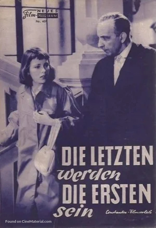 Die Letzten werden die Ersten sein - German Movie Cover