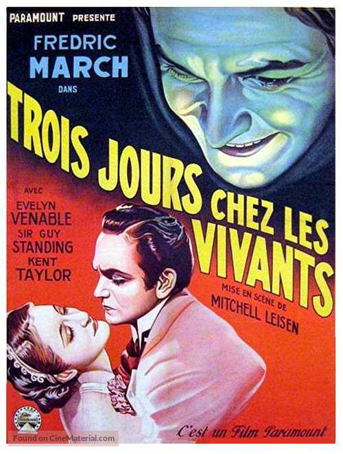 Death Takes a Holiday - French Movie Poster