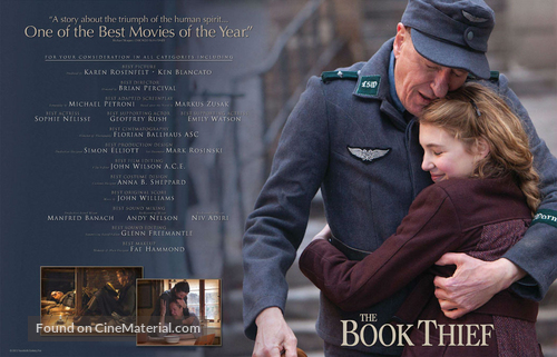 The Book Thief - For your consideration movie poster