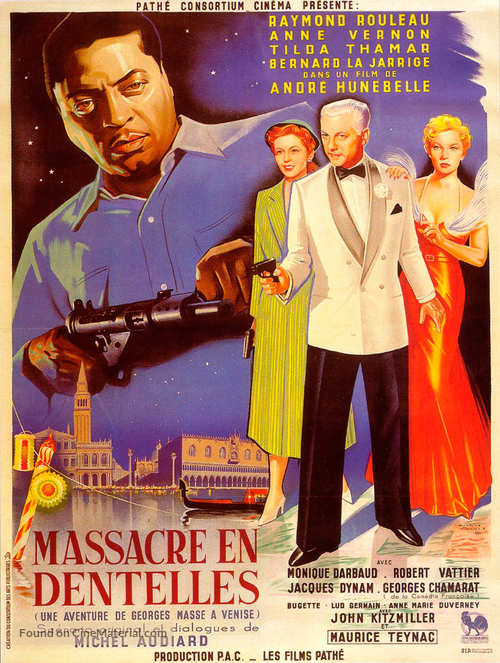 Massacre en dentelles - French Movie Poster