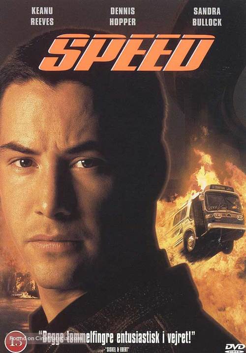 Speed - Danish DVD movie cover