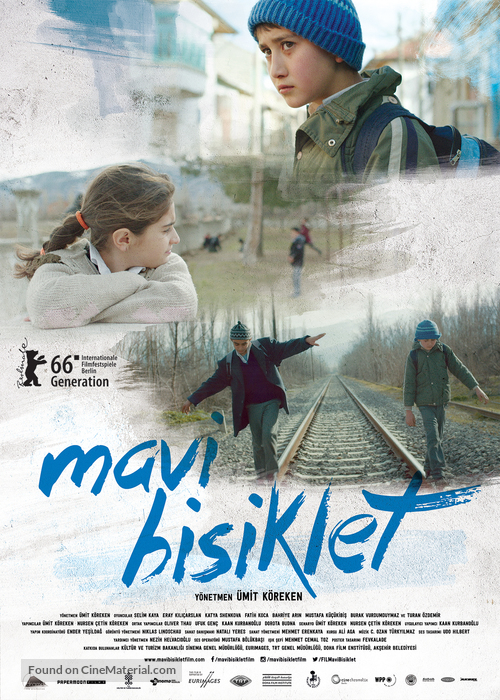 Mavi bisiklet - Turkish Movie Poster