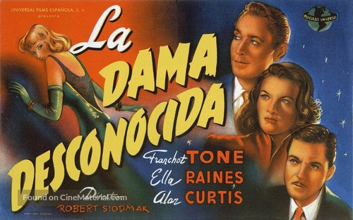 Phantom Lady - Spanish Movie Poster
