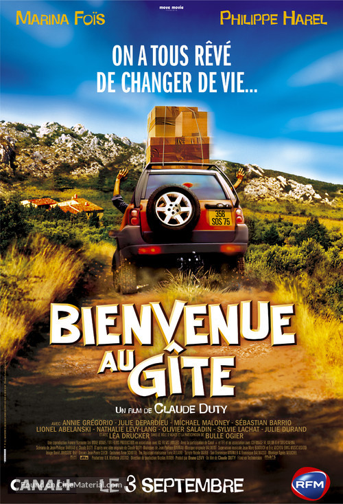 Bienvenue au g&icirc;te - French Movie Poster