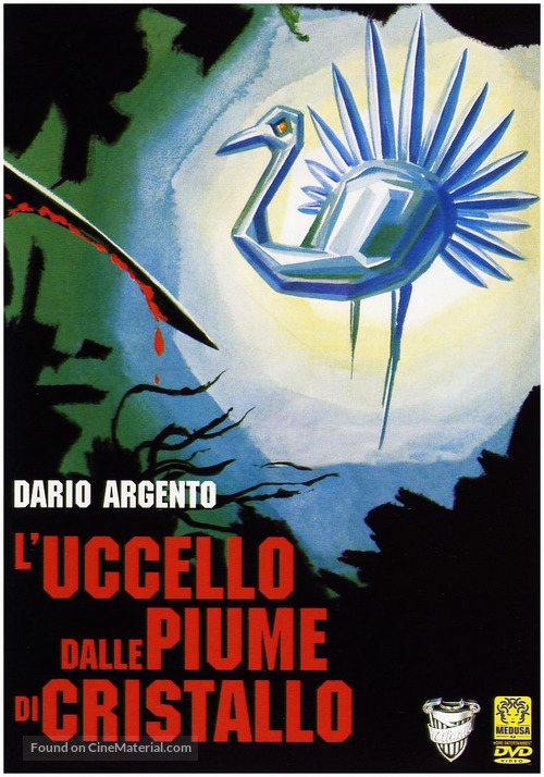 L&#039;uccello dalle piume di cristallo - Italian DVD movie cover