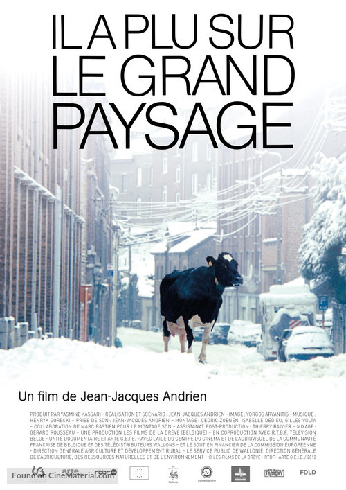 Il a plu sur le grand paysage - Belgian Movie Poster