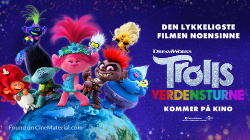 Trolls World Tour (2020) Norwegian movie poster