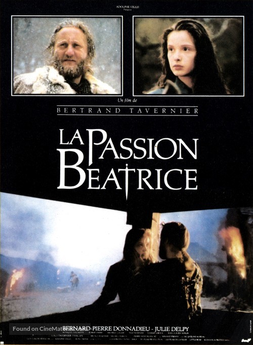 La passion B atrice 1987 French movie poster