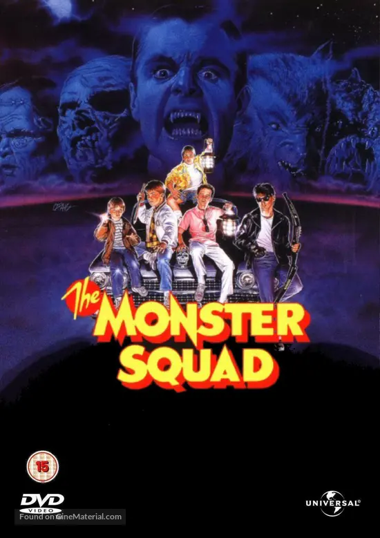 The Monster Squad - British DVD movie cover