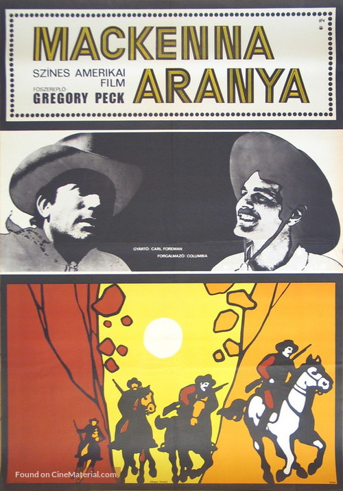 Mackenna&#039;s Gold - Hungarian Movie Poster