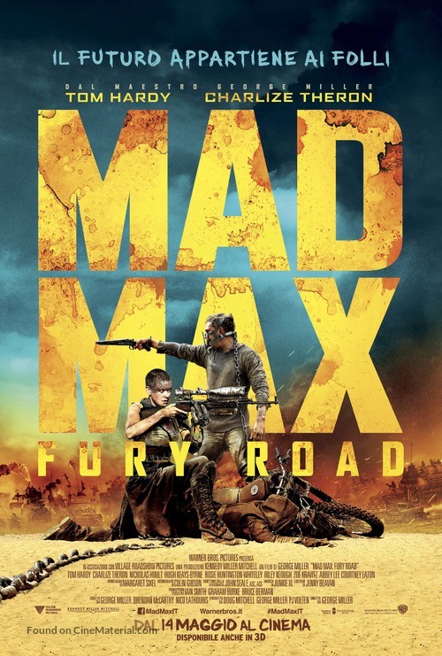 Mad Max: Fury Road - Italian Movie Poster