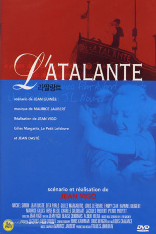 L&#039;Atalante - South Korean DVD movie cover