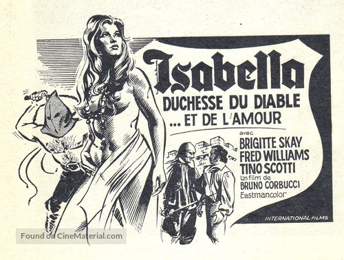 Isabella, duchessa dei diavoli - French poster