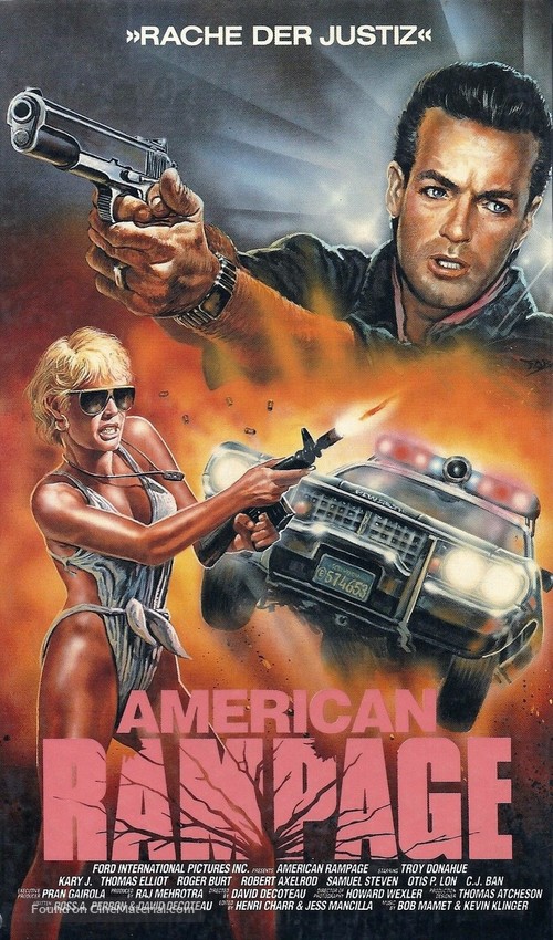 American Rampage - German VHS movie cover