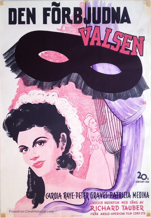 Waltz Time - Swedish Movie Poster